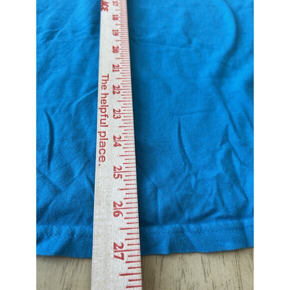 VTG Oakley T-Shirt Mens EYE Design Graphic 90s Blue Geo Design Skater Surfer XL - Picture 10 of 14